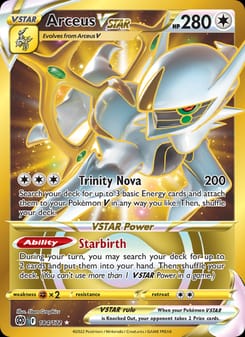 Arceus VSTAR 184/172 Secret Rare – Brilliant Stars Pokémon card