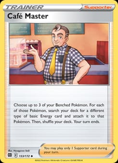 Café Master 133/172 Uncommon – Brilliant Stars Pokémon card