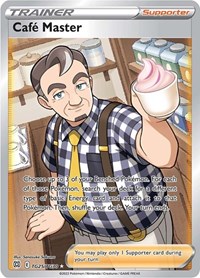 Café Master TG25/TG30 Ultra Rare – Brilliant Stars Pokémon card