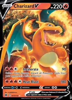 Charizard V 017/172 Ultra Rare – Brilliant Stars Pokémon card