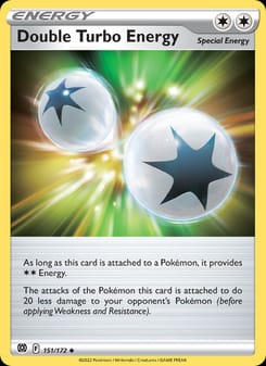 Double Turbo Energy 151/172 Uncommon – Brilliant Stars Pokémon card