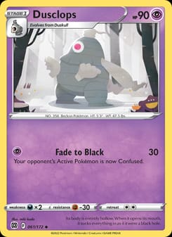 Dusclops 061/172 Uncommon – Brilliant Stars Pokémon card