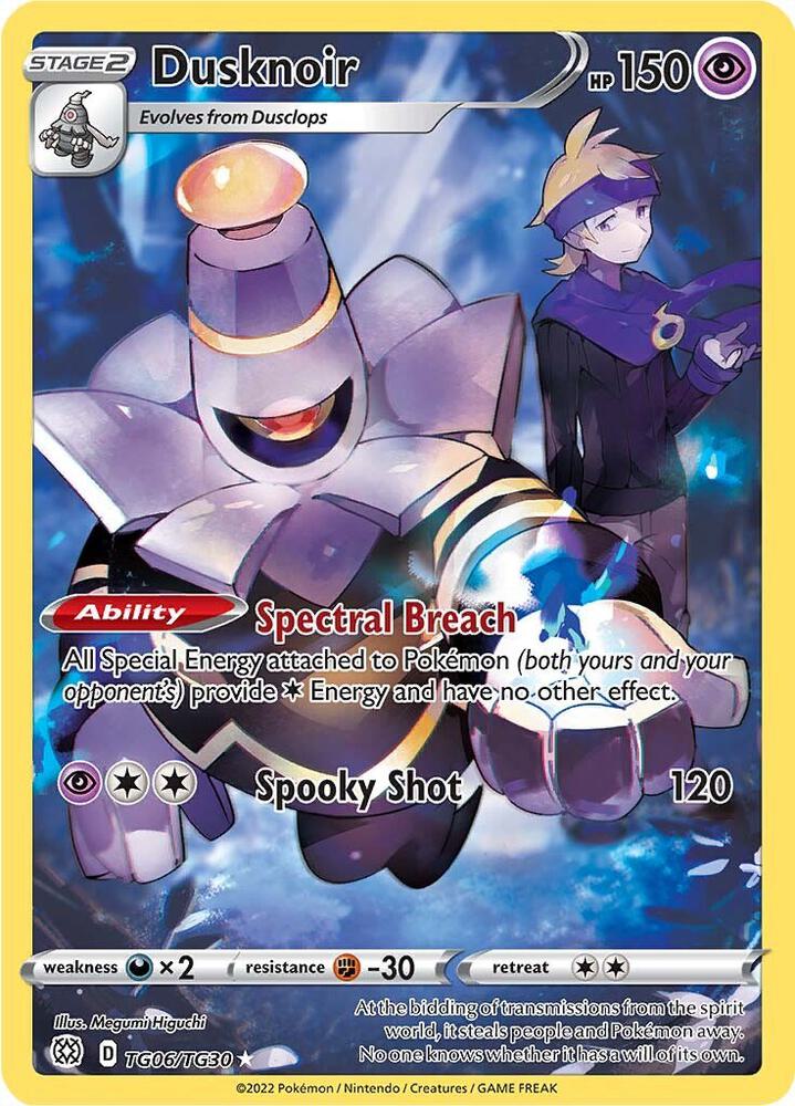 Dusknoir TG06/TG30 Brilliant Stars Pokémon card