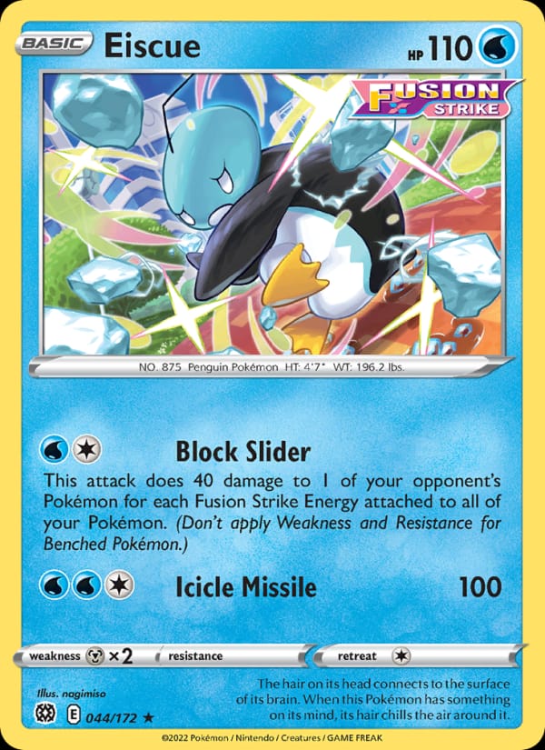 Eiscue 044/172 Brilliant Stars Pokémon card