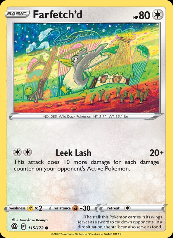 Farfetch'd 115/172 Brilliant Stars Pokémon card