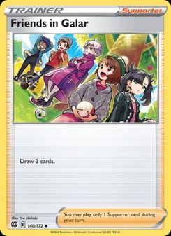 Friends in Galar 140/172 Uncommon – Brilliant Stars Pokémon card
