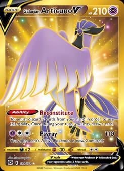 Galarian Articuno V 181/172 Secret Rare – Brilliant Stars Pokémon card