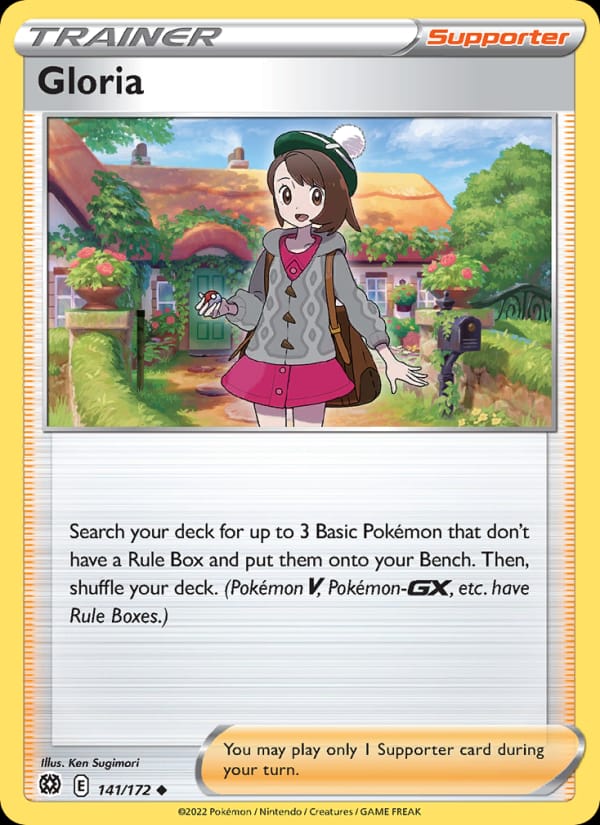 Gloria 141/172 Brilliant Stars Pokémon card