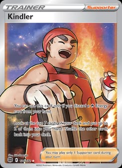 Kindler 170/172 Ultra Rare – Brilliant Stars Pokémon card