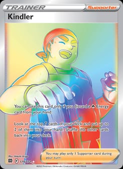 Kindler 179/172 Secret Rare – Brilliant Stars Pokémon card