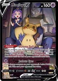 Mimikyu V TG16/TG30 Ultra Rare – Brilliant Stars Pokémon card