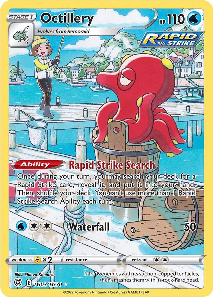 Octillery TG03/TG30 Brilliant Stars Pokémon card