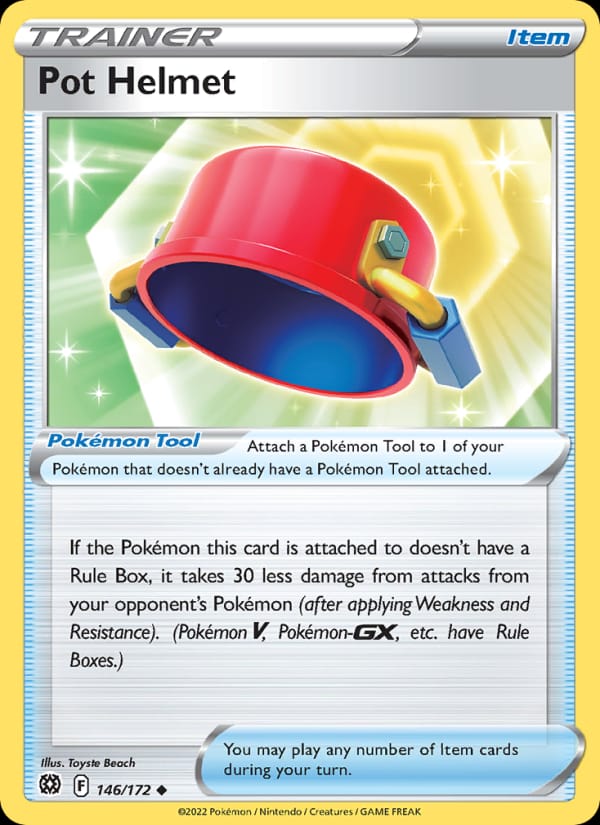 Pot Helmet 146/172 Brilliant Stars Pokémon card