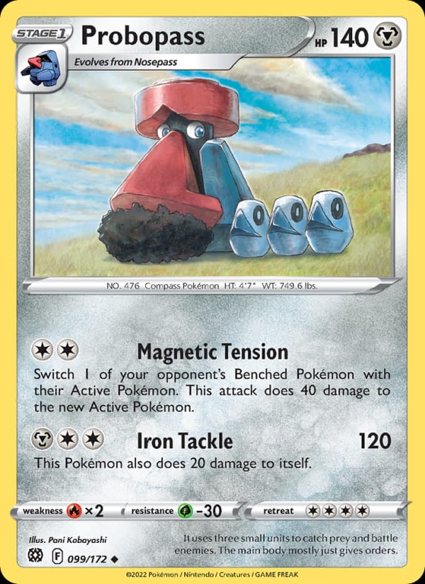 Probopass 099/172 Brilliant Stars Pokémon card