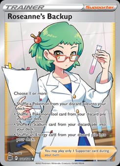Roseanne's Backup 172/172 Ultra Rare – Brilliant Stars Pokémon card