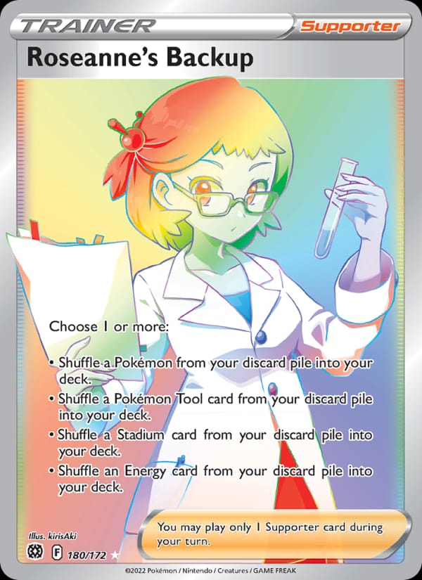 Roseanne's Backup 180/172 Brilliant Stars Pokémon card