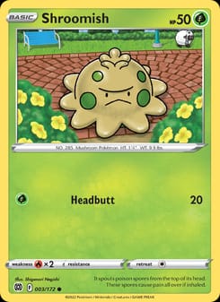 Shroomish 003/172 Common – Brilliant Stars Pokémon card