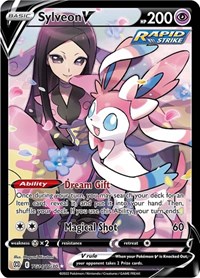 Sylveon V TG14/TG30 Ultra Rare – Brilliant Stars Pokémon card