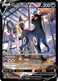 Umbreon V TG22/TG30 Ultra Rare – Brilliant Stars Pokémon card