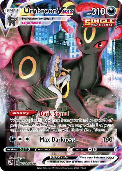 Umbreon VMAX TG23/TG30 Brilliant Stars Pokémon card