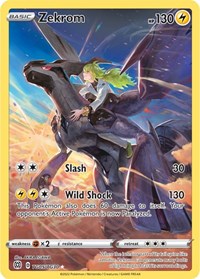 Zekrom TG05/TG30 Ultra Rare – Brilliant Stars Pokémon card