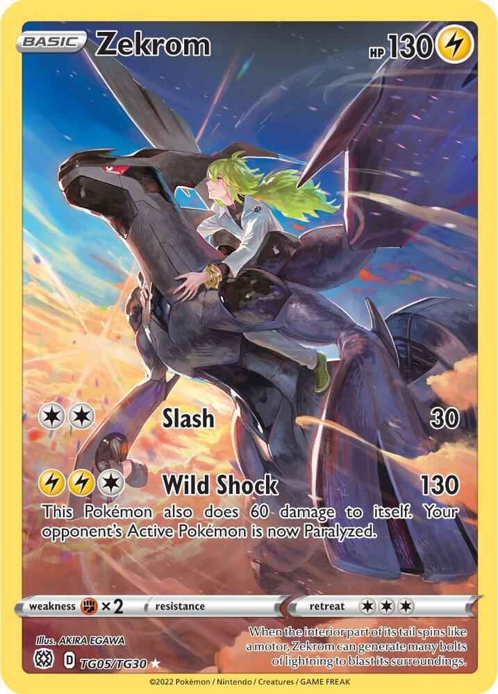 Zekrom TG05/TG30 Brilliant Stars Pokémon card