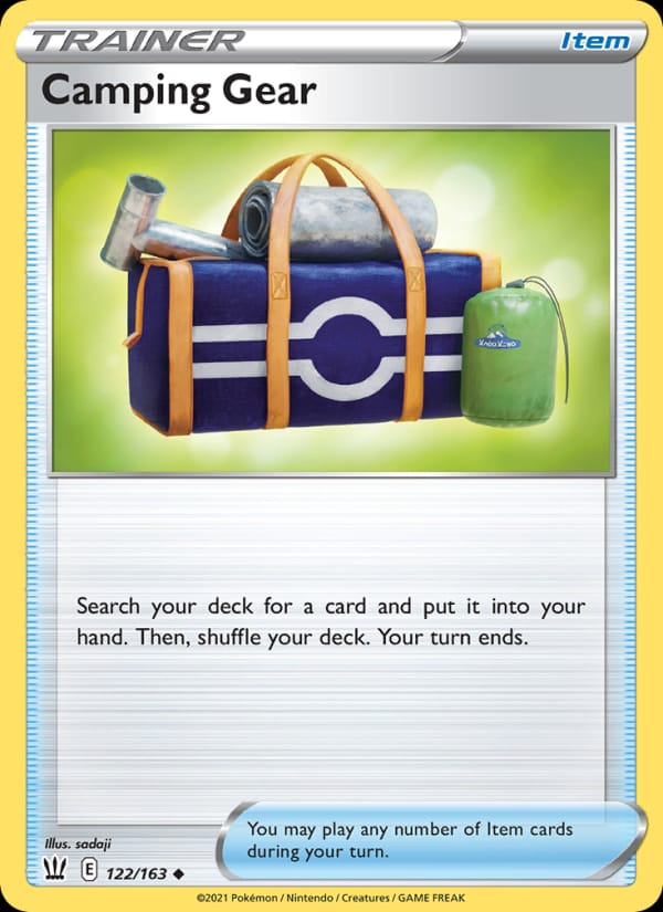 Camping Gear 122/163 Battle Styles Pokémon card