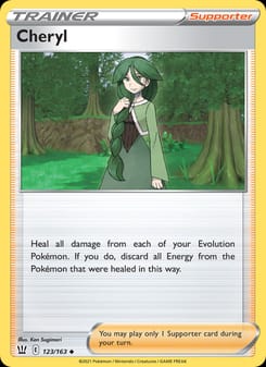 Cheryl 123/163 Uncommon – Battle Styles Pokémon card