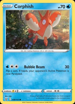 Corphish 038/163 Common – Battle Styles Pokémon card