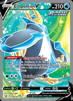 Empoleon V 146/163 Ultra Rare – Battle Styles Pokémon card