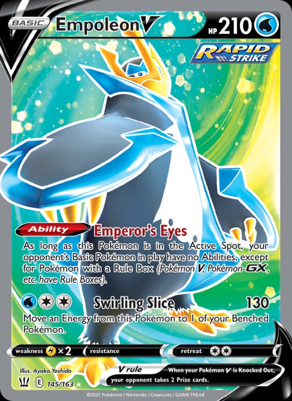 Empoleon V 146/163 Battle Styles Pokémon card