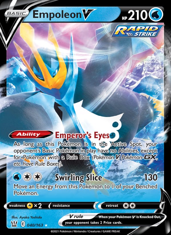 Empoleon V 145/163 Battle Styles Pokémon card