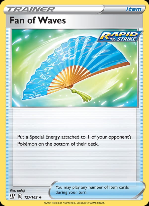 Fan of Waves 127/163 Battle Styles Pokémon card