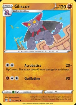 Gliscor 072/163 Uncommon – Battle Styles Pokémon card
