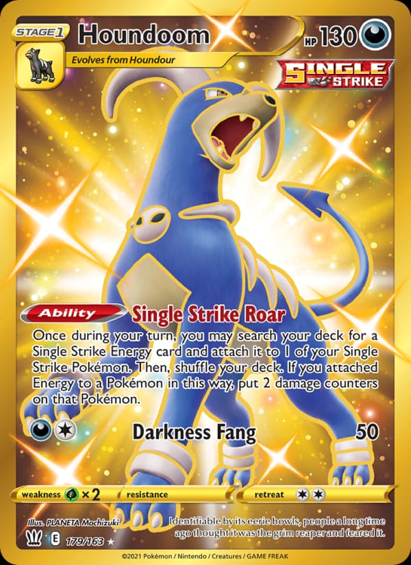 Houndoom 096/163 Battle Styles Pokémon card