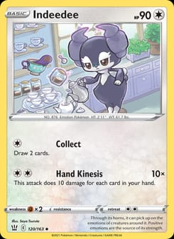 Indeedee 120/163 Uncommon – Battle Styles Pokémon card