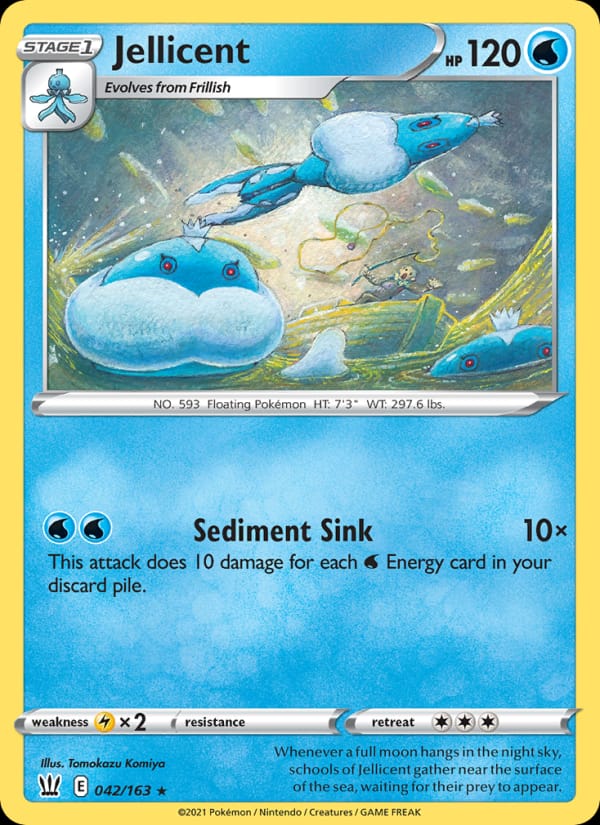 Jellicent 042/163 Battle Styles Pokémon card