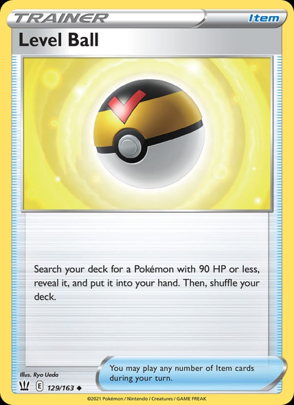 Level Ball 129/163 Battle Styles Pokémon card