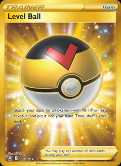 Level Ball 181/163 Secret Rare – Battle Styles Pokémon card