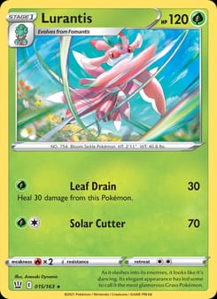 Lurantis 015/163 Rare – Battle Styles Pokémon card