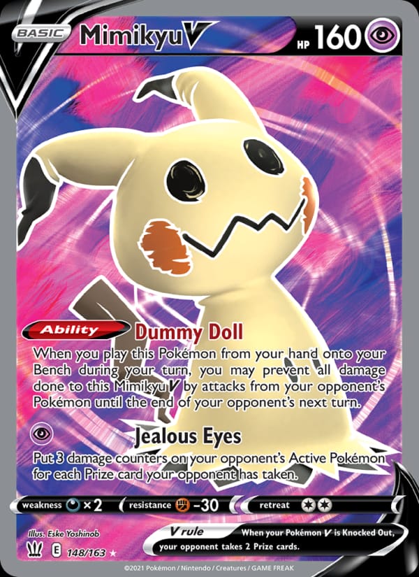 Mimikyu V 062/163 Battle Styles Pokémon card