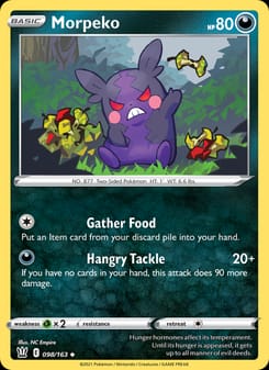Morpeko 098/163 Uncommon – Battle Styles Pokémon card