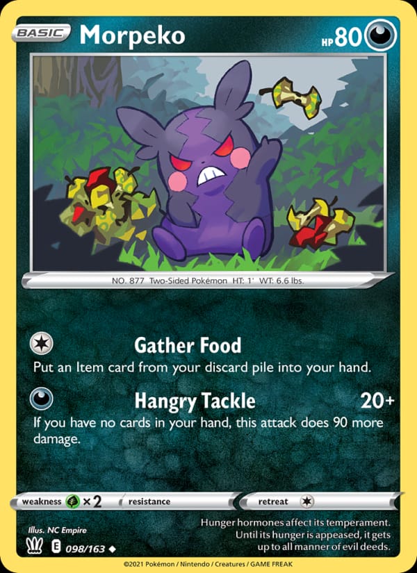 Morpeko 098/163 Battle Styles Pokémon card