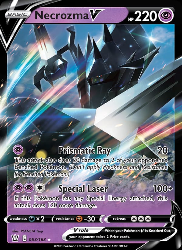 Necrozma V 149/163 Battle Styles Pokémon card