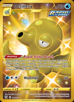 Octillery 037/163 Holo Rare – Battle Styles Pokémon card