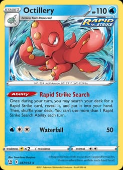 Octillery 178/163 Secret Rare – Battle Styles Pokémon card