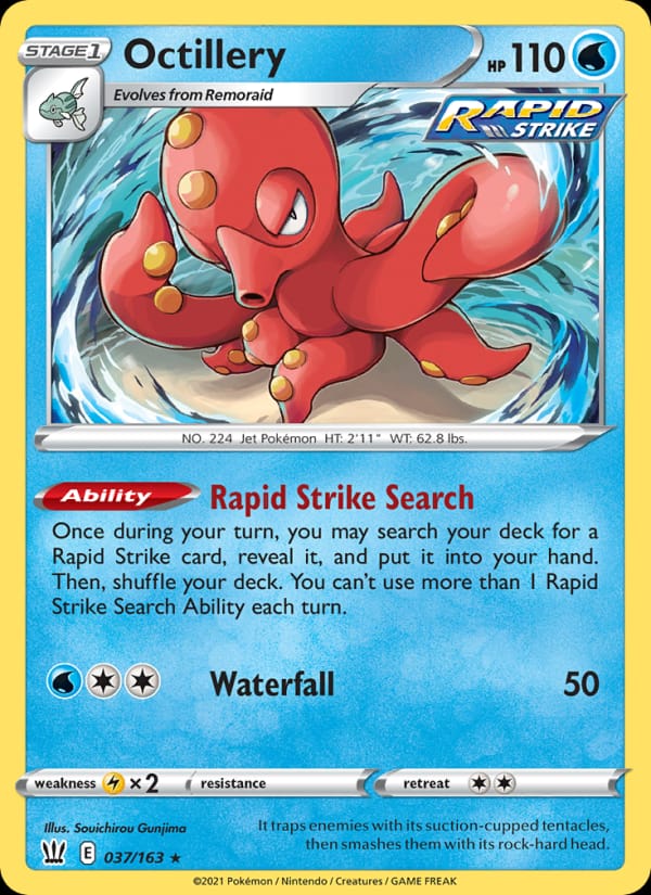 Octillery 178/163 Battle Styles Pokémon card