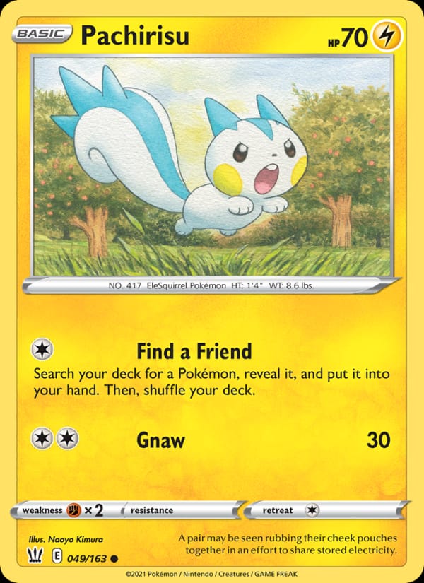 Pachirisu 049/163 Battle Styles Pokémon card