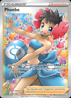Phoebe 161/163 Ultra Rare – Battle Styles Pokémon card