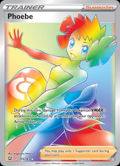 Phoebe 175/163 Secret Rare – Battle Styles Pokémon card